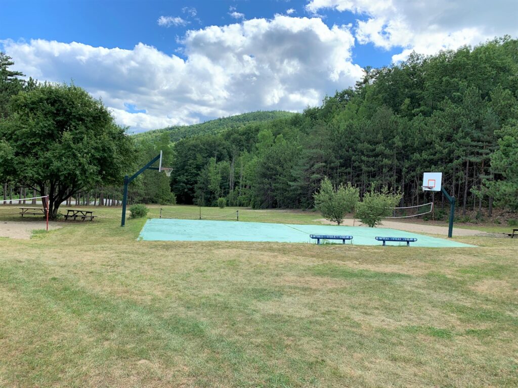 Lake George campground Adirondack Camping Village playground