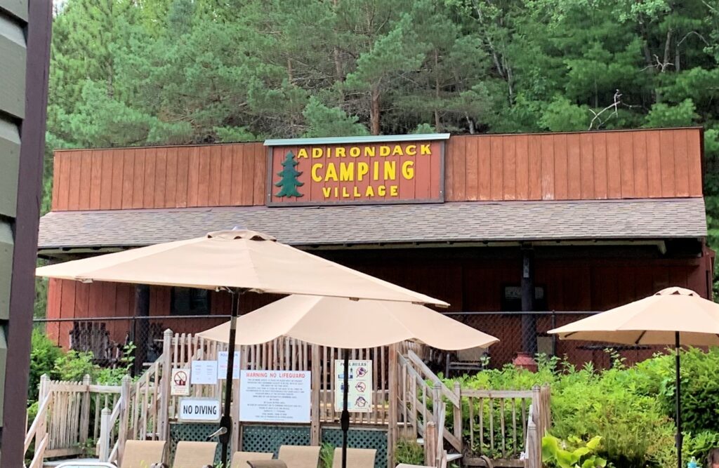 Pool Restrooms and Laundry Adirondack Camping Village