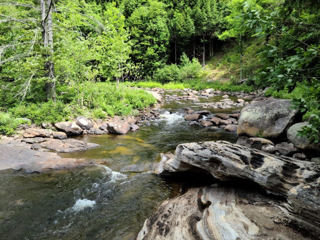 trout brook at Natural Stone Bridge