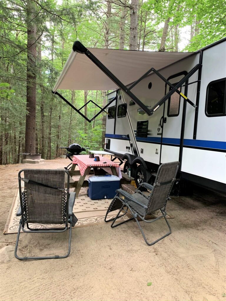 camper trailer sites Adirondack Camping Village