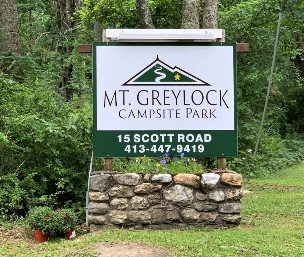 Mt Greylock Campsite Park entrance