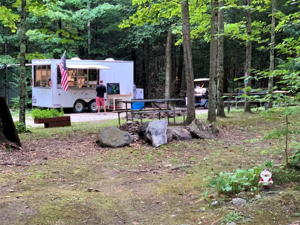 Fellowship Cafe Food Truck at Mt Greylock Campsite Park