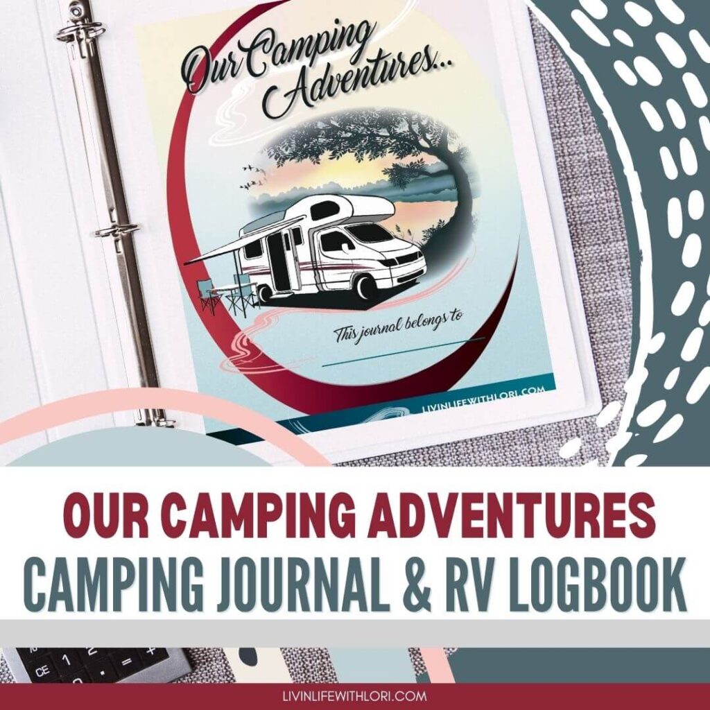 3 Ring Binder Camping Journal and Logbook