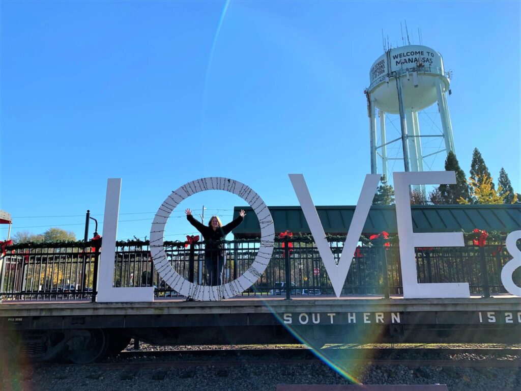 Love and Hope Sign at Old Manassas