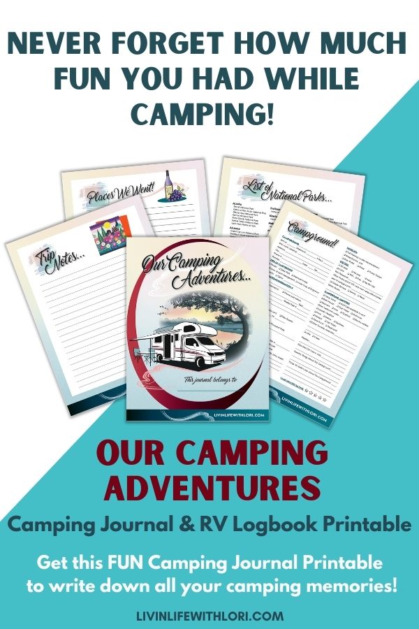 RV Camping Journal & Logbook Printable