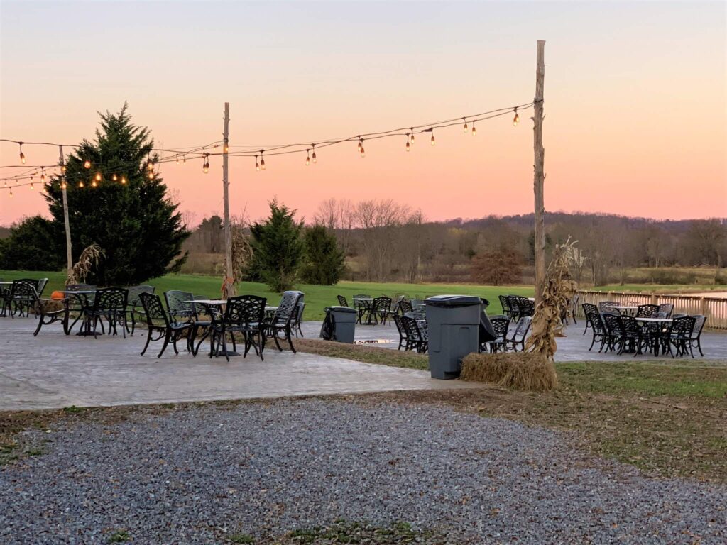 Patio Seating at Henway Cider