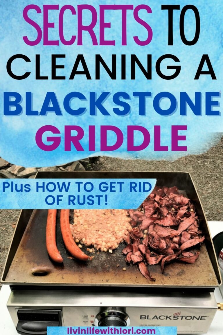 How To Clean A Blackstone Griddle Livin' Life With Lori