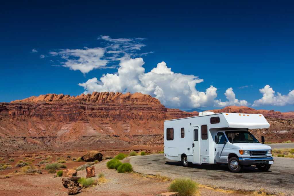 RV boondocking in a Class C