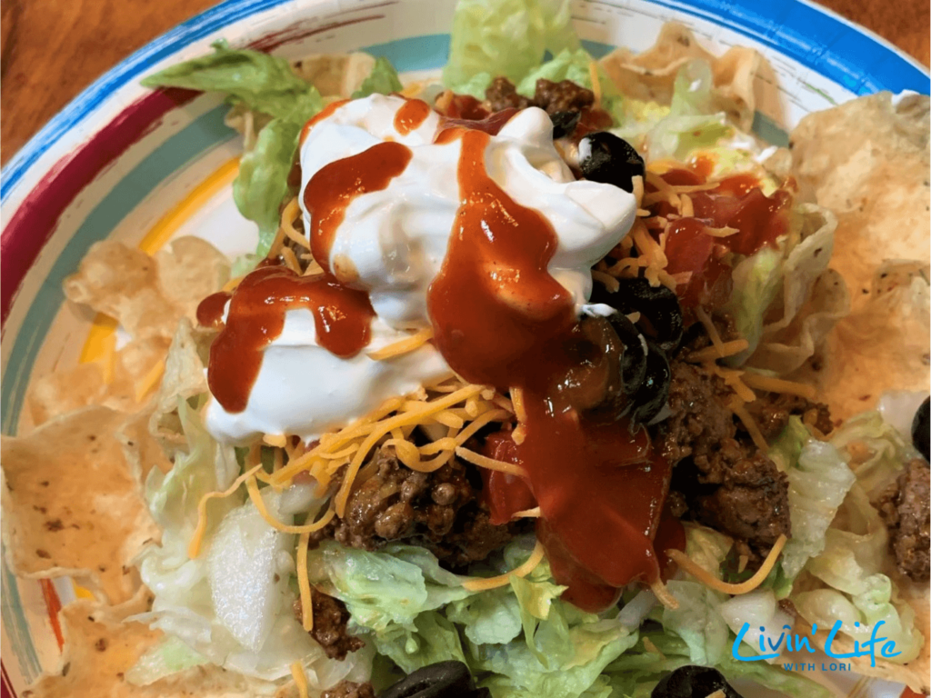 Camping Meal Prep Taco Salad