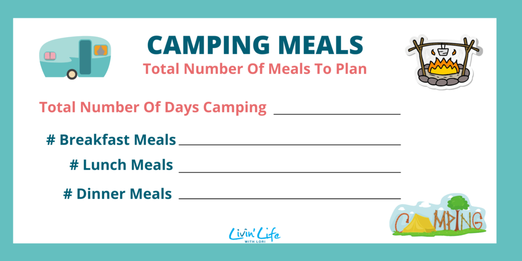 Camping Meals To Plan Graphic Final