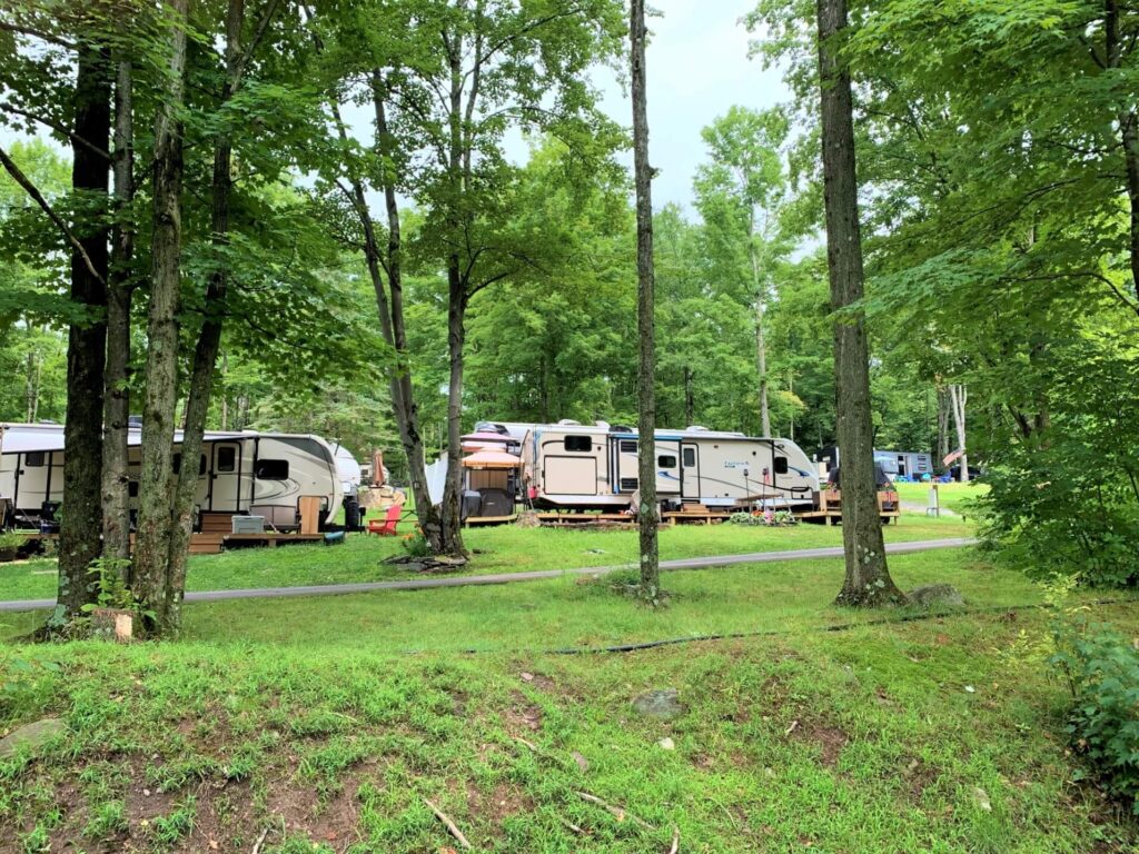 RV Campground at Keen Lake