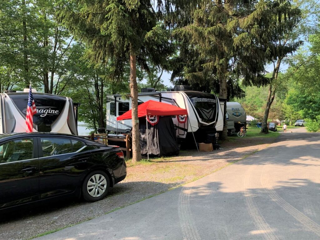 RV sites on Keen Lake