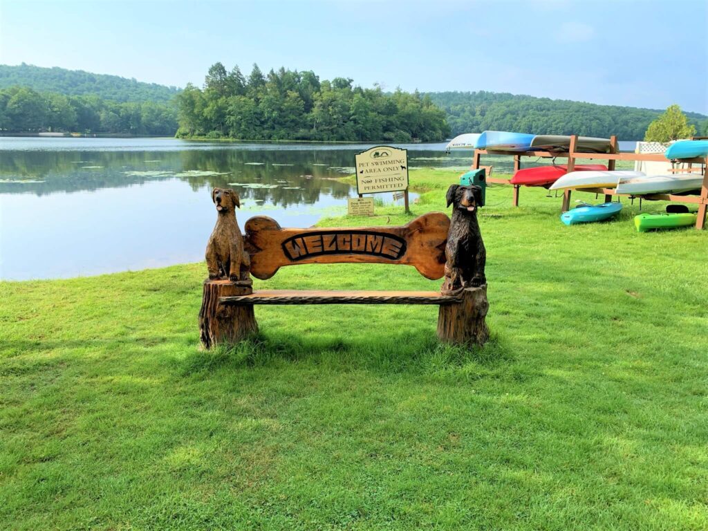 pet beach at Keen lake