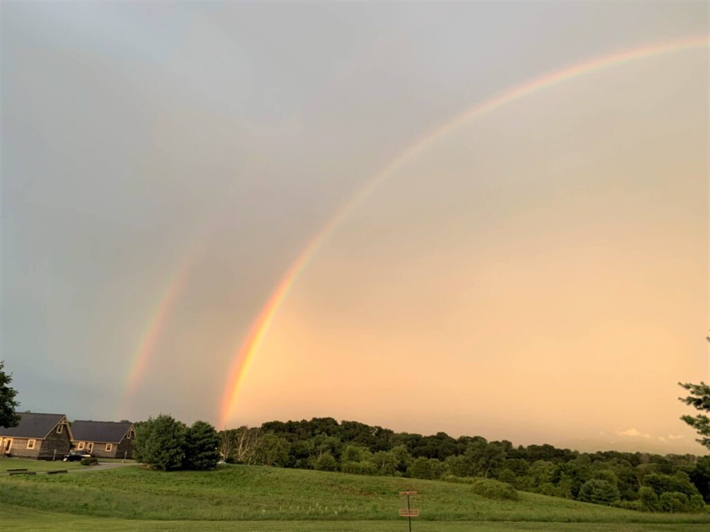 Double Rainbow in Luray VA