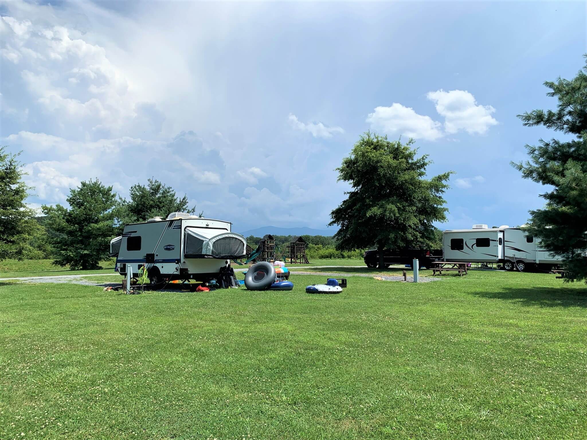 Luray rv resort on shenandoah river