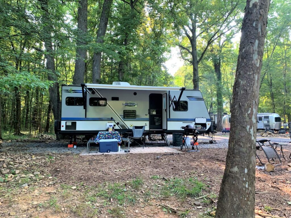 Big Rig Friendly campground Jonesborough Cherokee NF KOA Tennessee