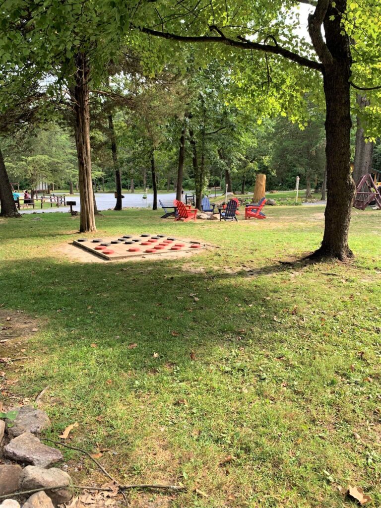 Harrisonburg KOA Campground Game Area