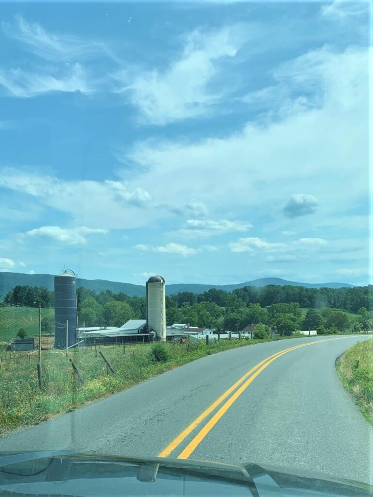 drive to KOA Shenandoah Valley