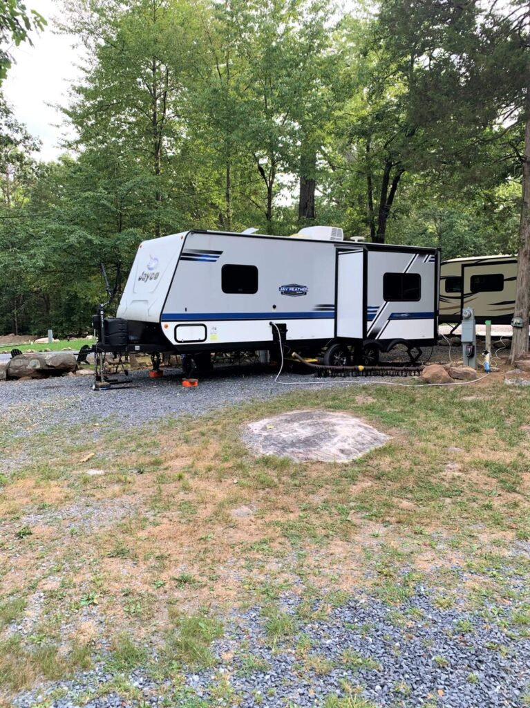 RV site 31 at Harrisonburg KOA