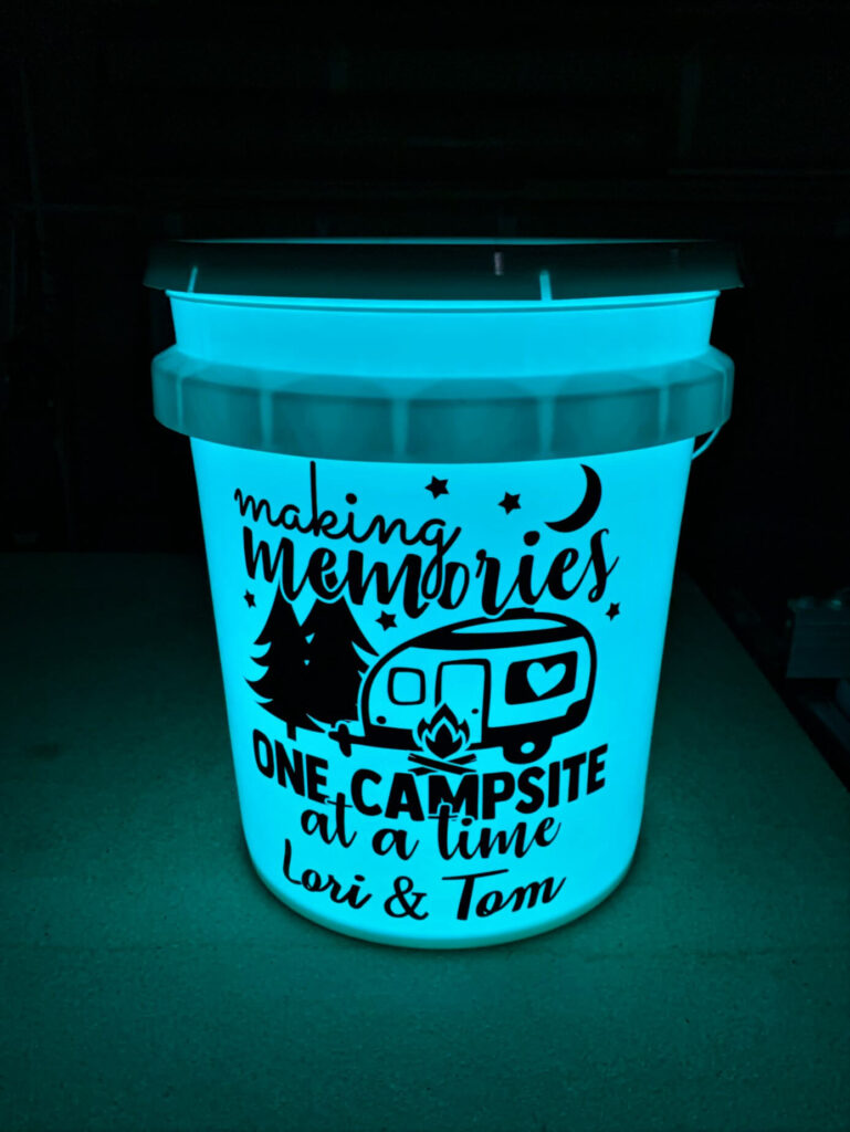 🥰 Easy DIY Camping Glow Bucket Light 