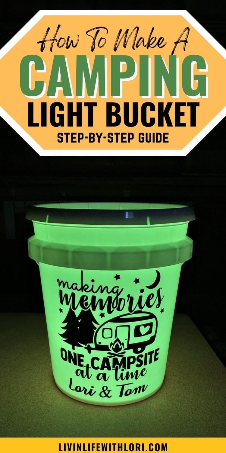 How To Make A Camping Light Bucket Livin' Life With Lori