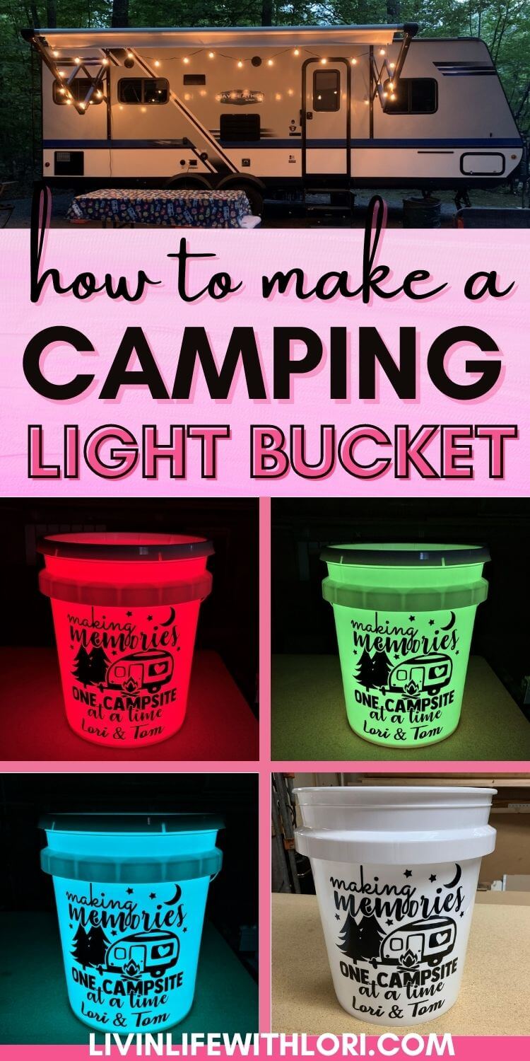 How To Make A Camping Light Bucket Livin' Life With Lori