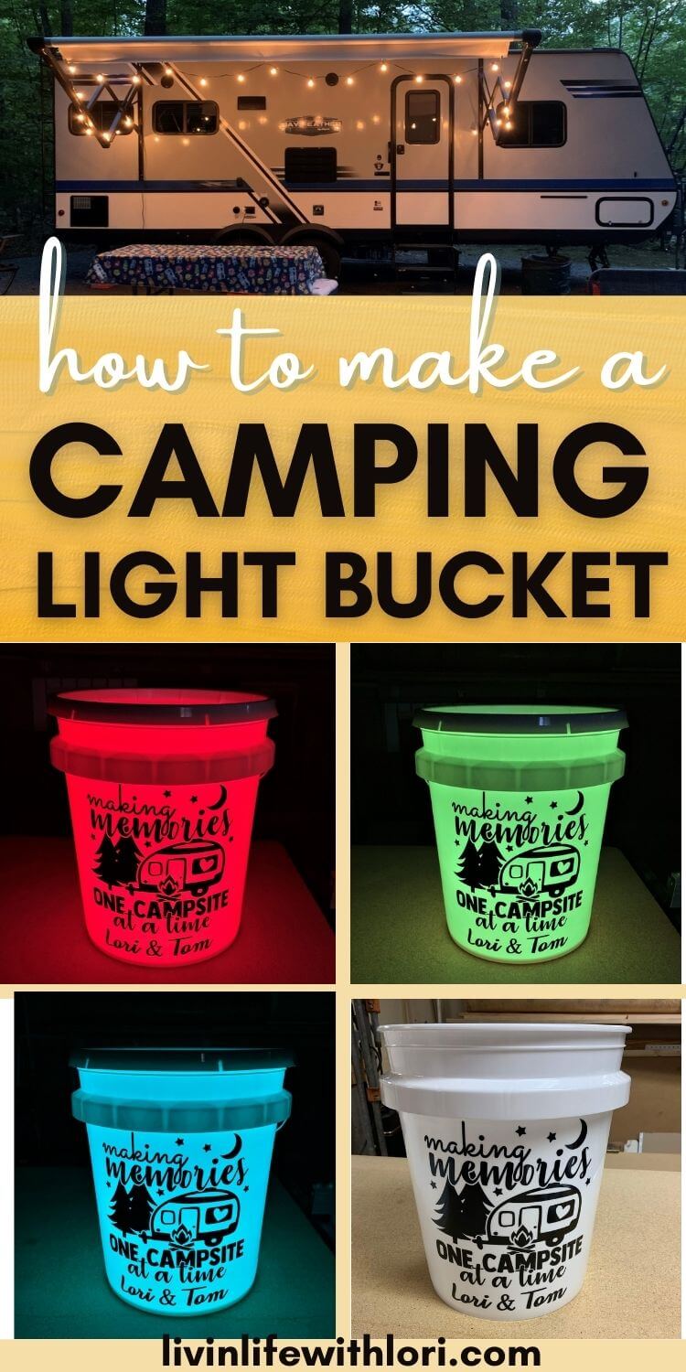 How To Make A Camping Light Bucket | Livin' Life With Lori