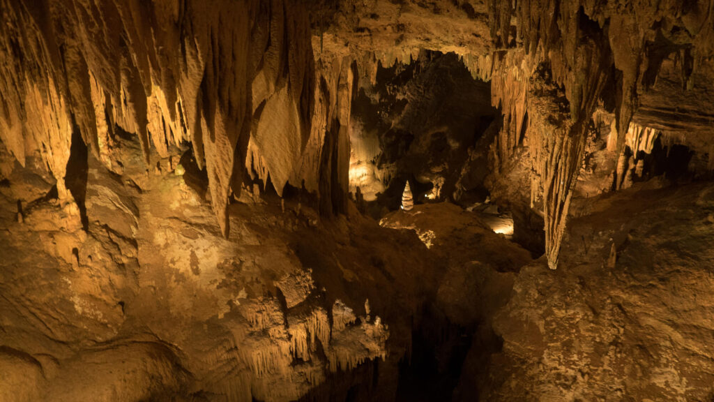 views from inside Luray Caverns Luray VA