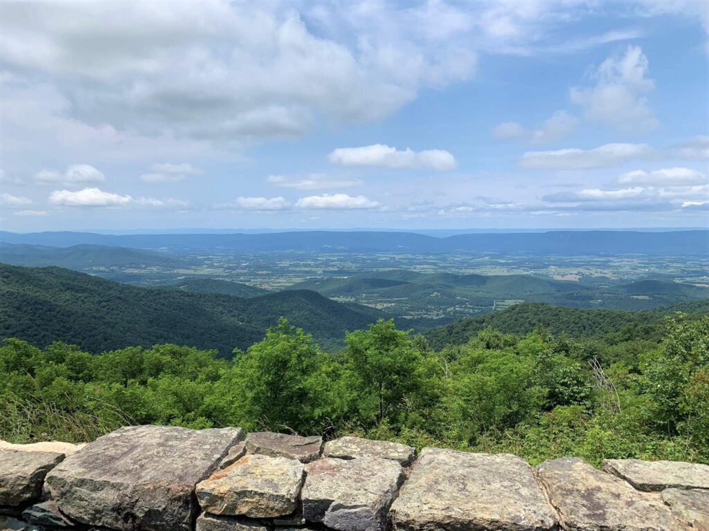 Shenandoah National Park views from Overlook