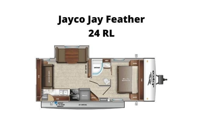 Jayco Jay Feather Interior Couples Trailer