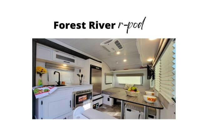 Interior Forest River R Pod Couples Trailer