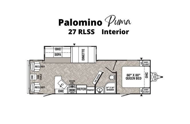 Palomino Puma 24RLSS Couples Trailer