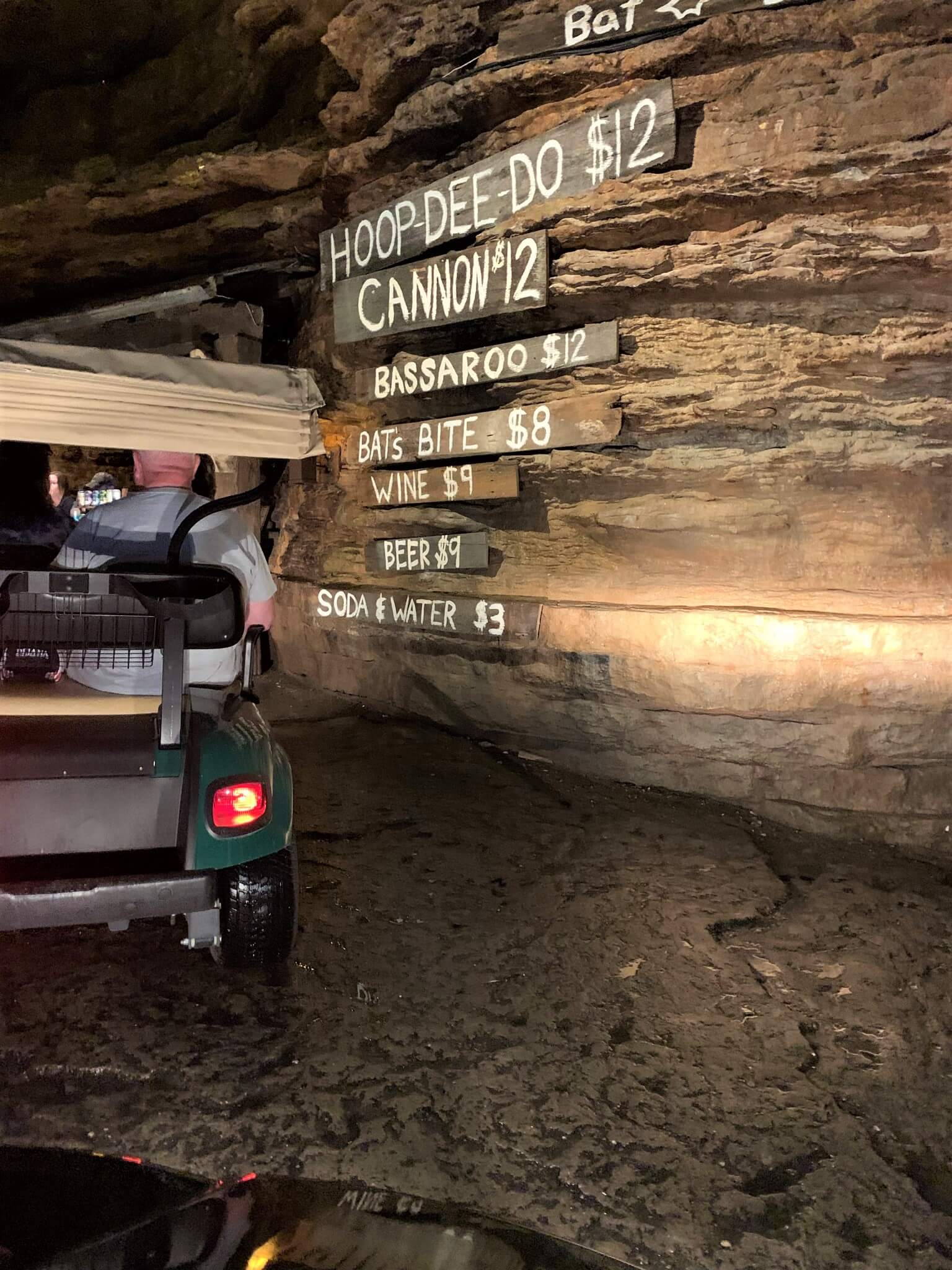 cave tour at top of the rock