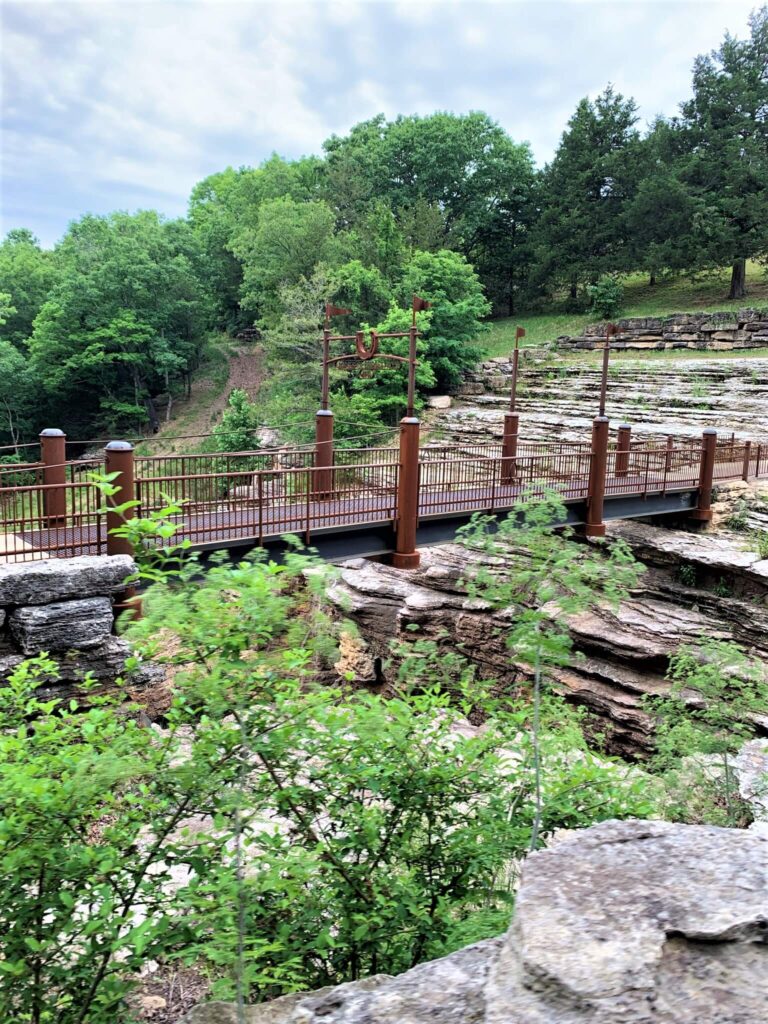 Unique Bridges at Top of the Rock Branson