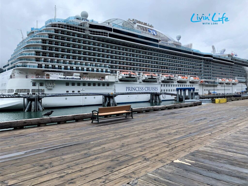 Discovery Princess Docked In Juneau Alaska