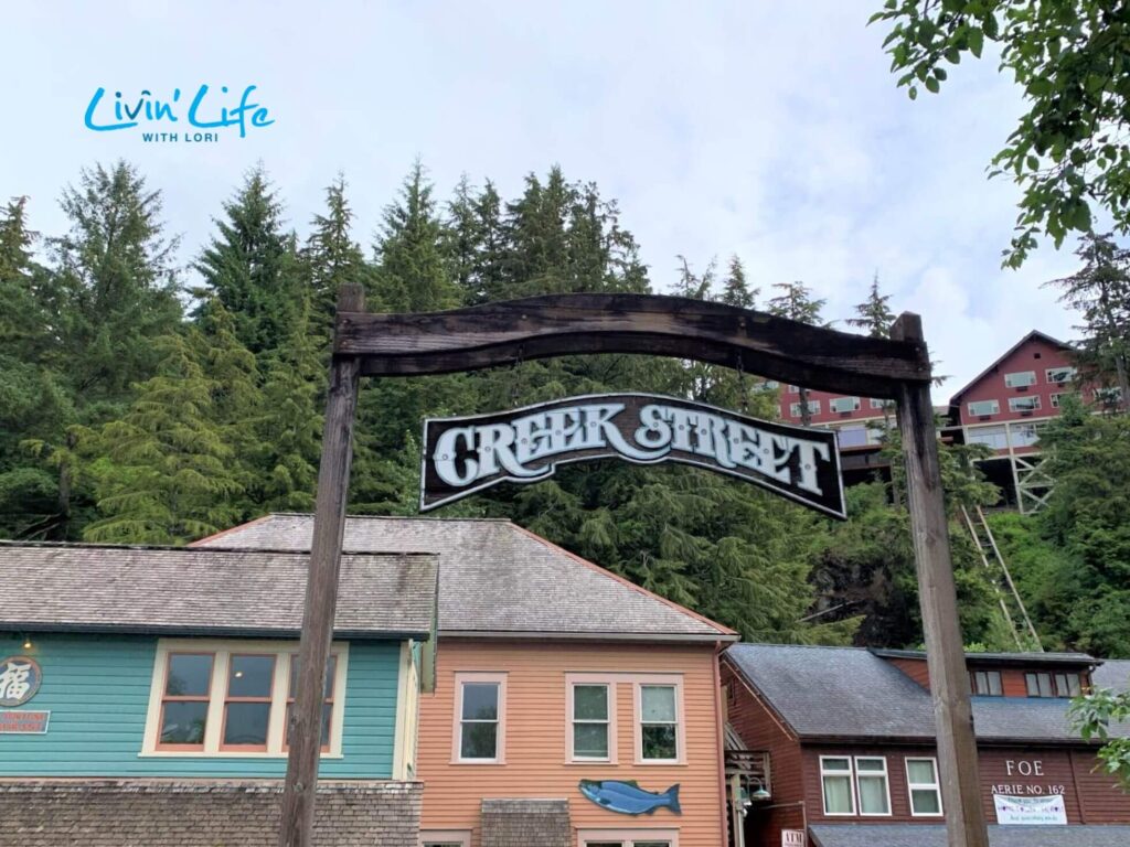 Historic Creek Street Sign In Ketchikan Alaska