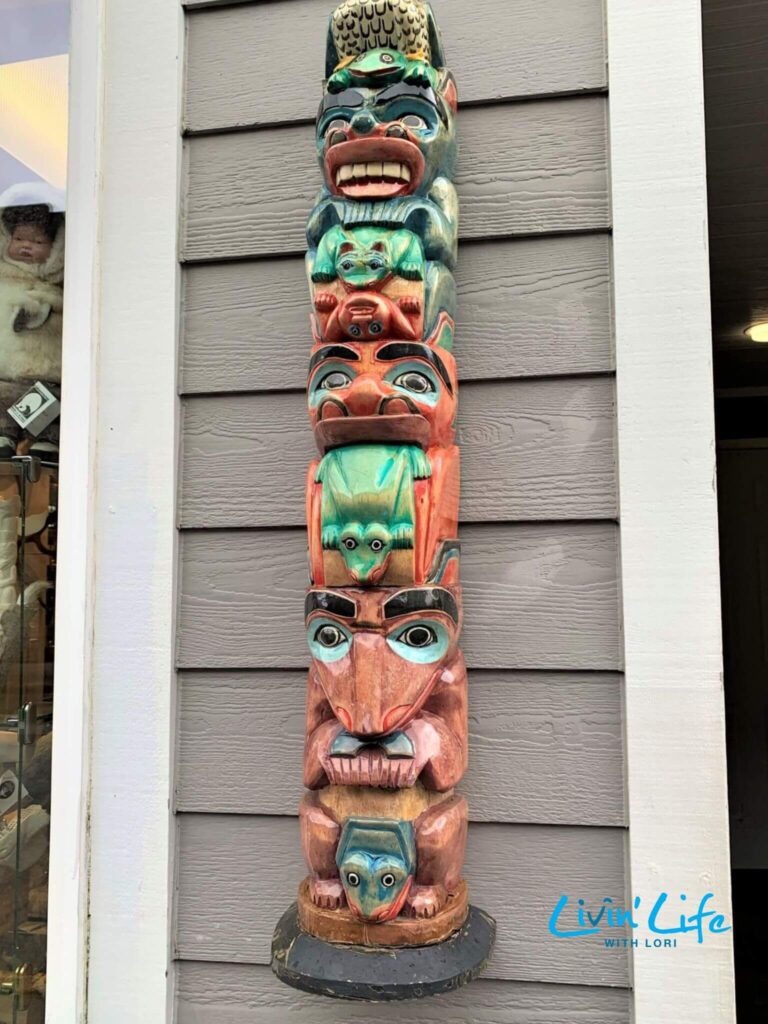 Totem Poles in Ketchikan Alaska