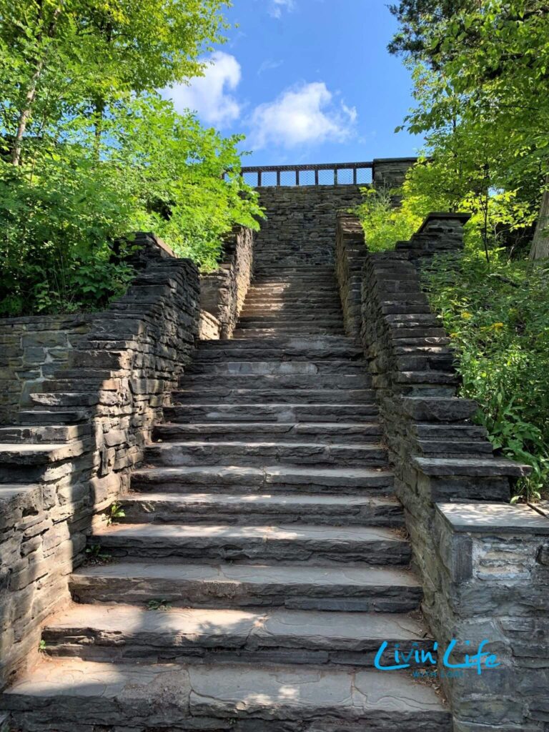 Stone Steps Leading To Taughannock Falls Overlook