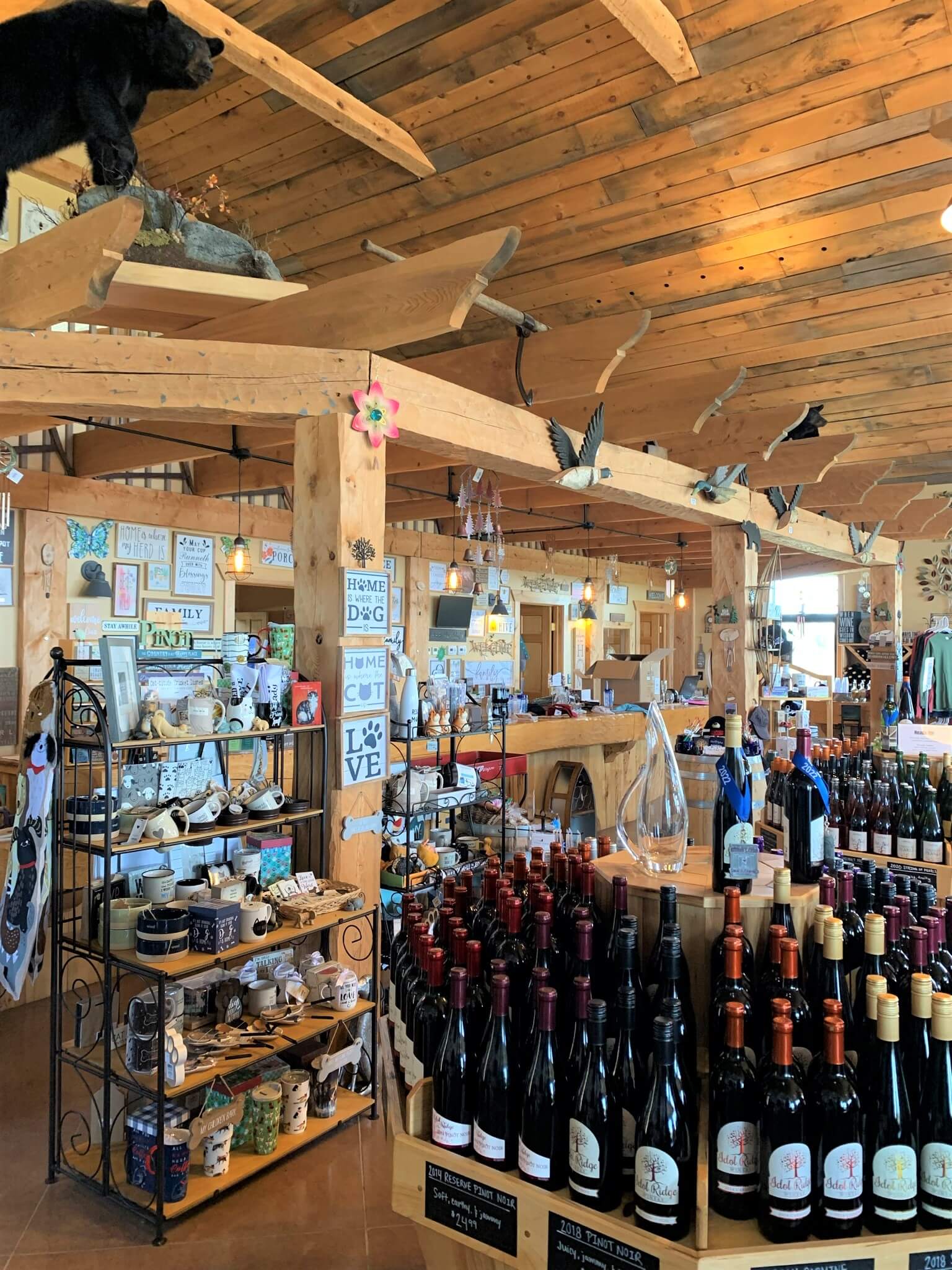 Idol Ridge Winery Tasting Room