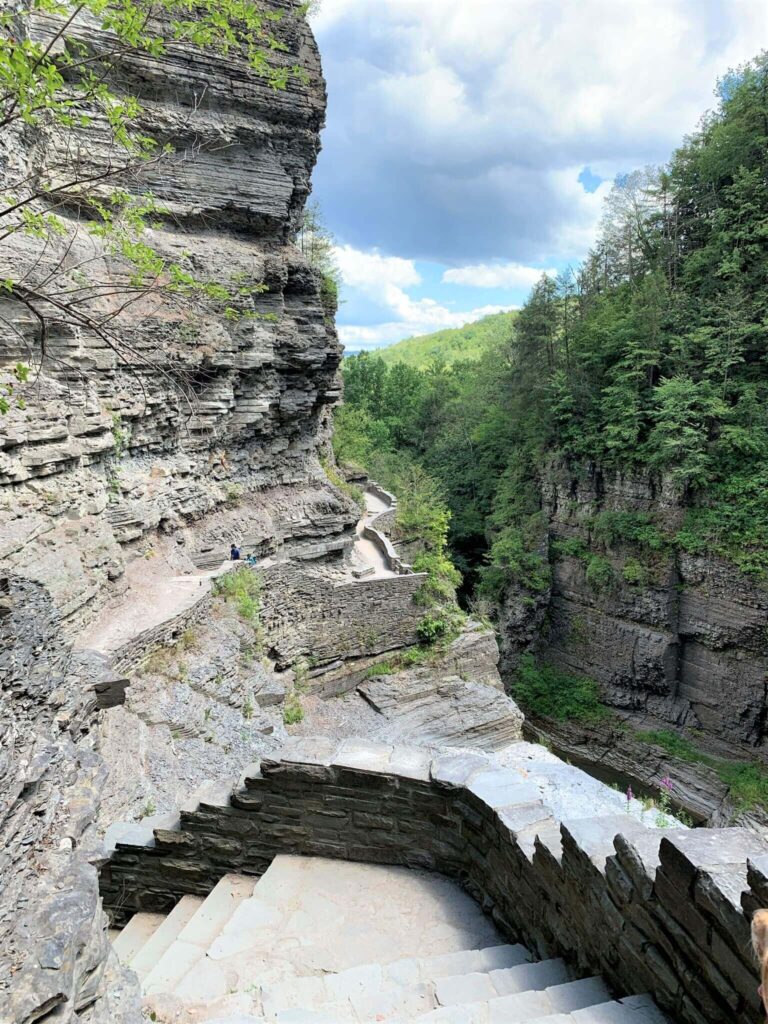 Views from trail at Robert H Treman State Park NY