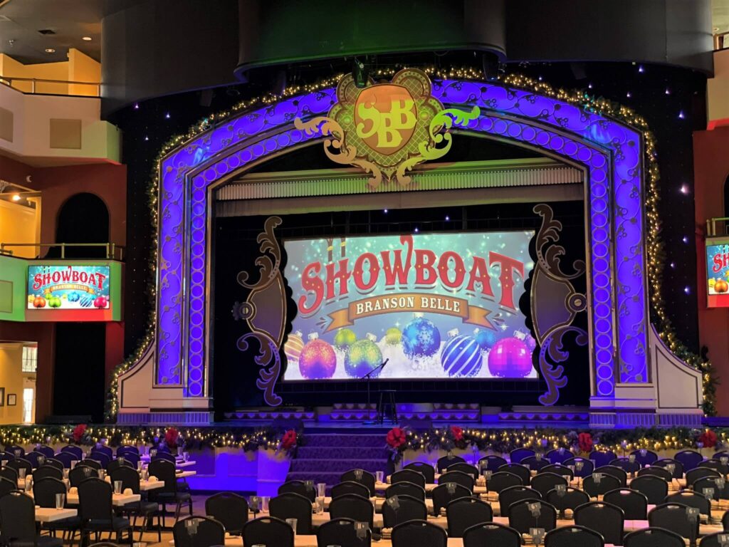 Stage of Showboat Branson Belle