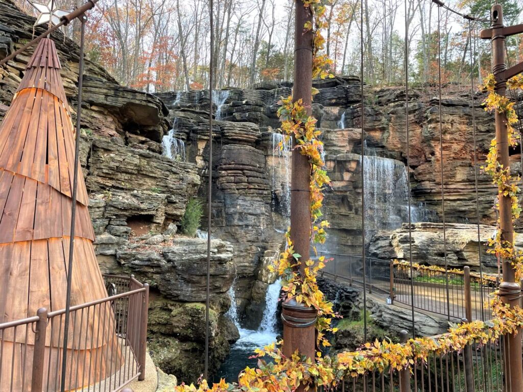 Waterfall at Top of the Rock Branson