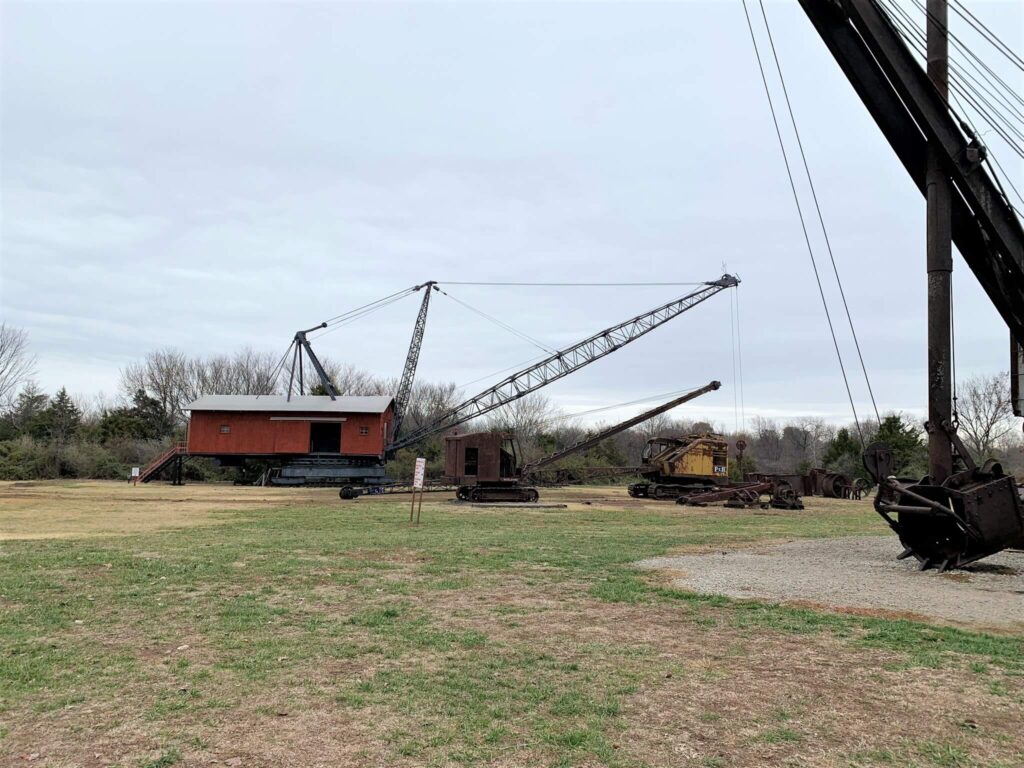 Coal Mining Shovels on display at Big Brutus Museum In Kansas