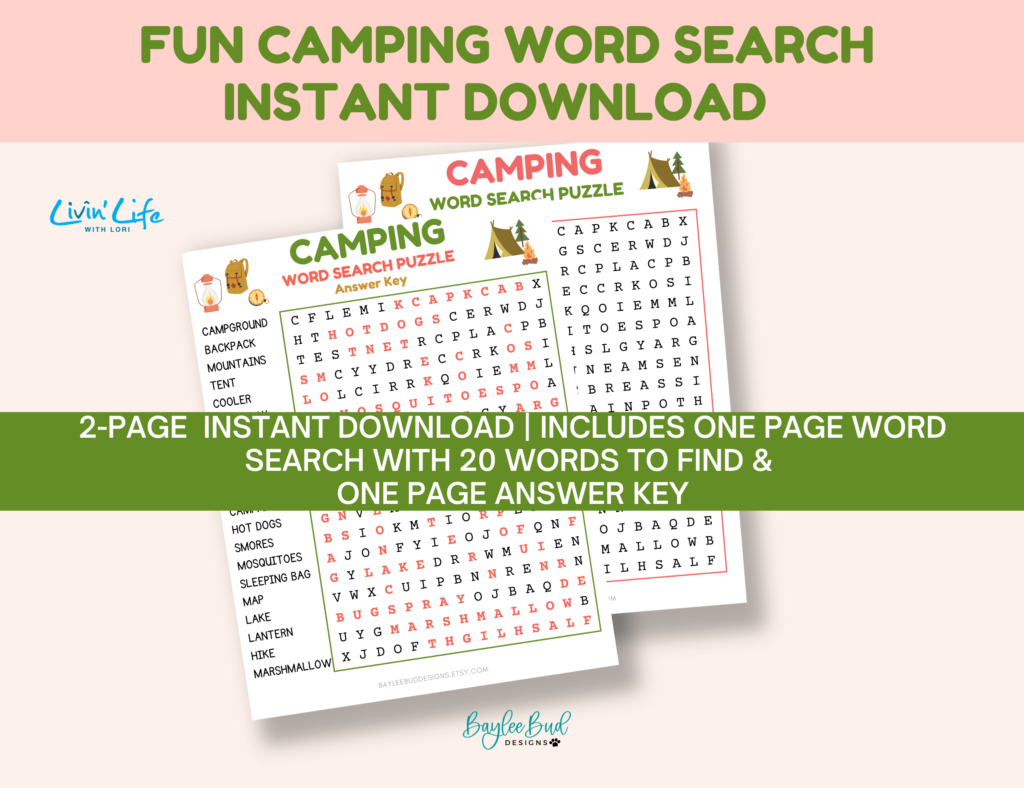 Printable Word Search For Kids